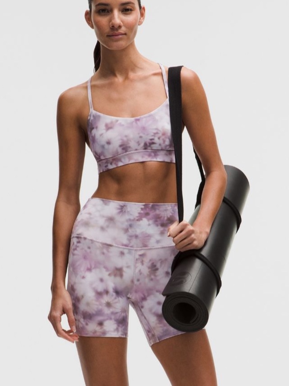 Lululemon align shorts meadow haze pink multi